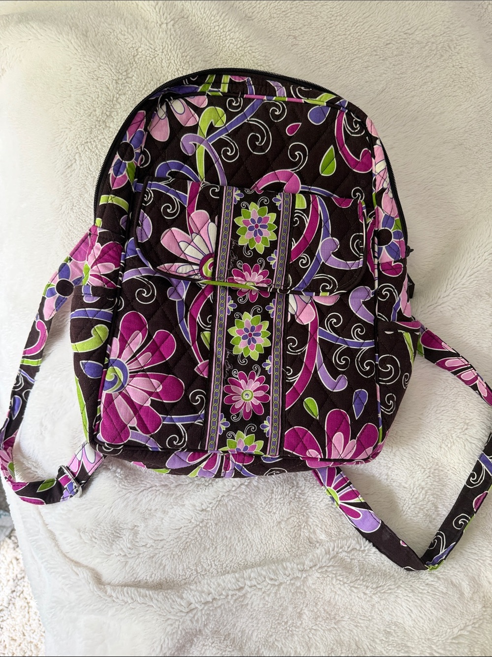 Vera Bradley Large Quilted Backpack